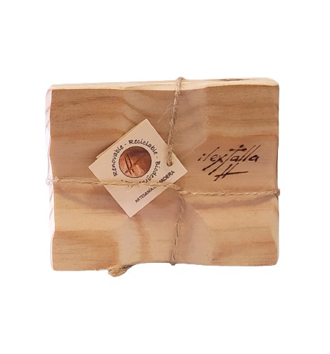 Jabonera de madera